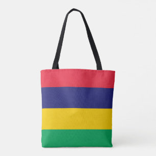 Mauritian Flag, Flag of Mauritius Tote Bag