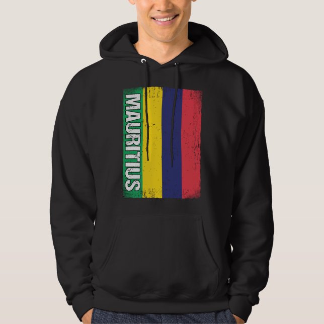 Mauritian Flag Mauritius Hoodie (Front)