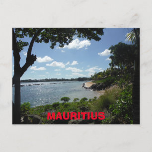 Mauritius Beach Postcard