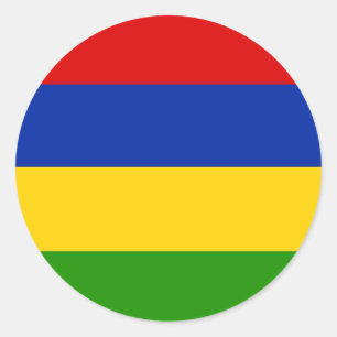 Mauritius Classic Round Sticker