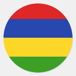 Mauritius Classic Round Sticker