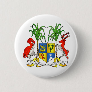 Mauritius Coat of Arms 6 Cm Round Badge