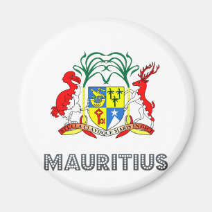 Mauritius Coat of Arms Magnet