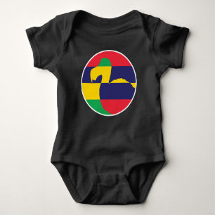 Mauritius Dodo Mauritian National Animal Flag Baby Bodysuit