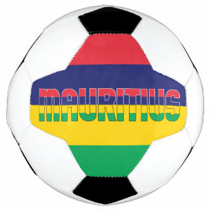 Mauritius Flag Adorable Patriotic Football