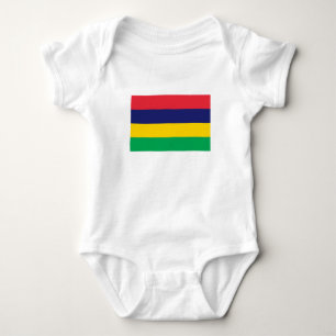 Mauritius Flag Baby Bodysuit