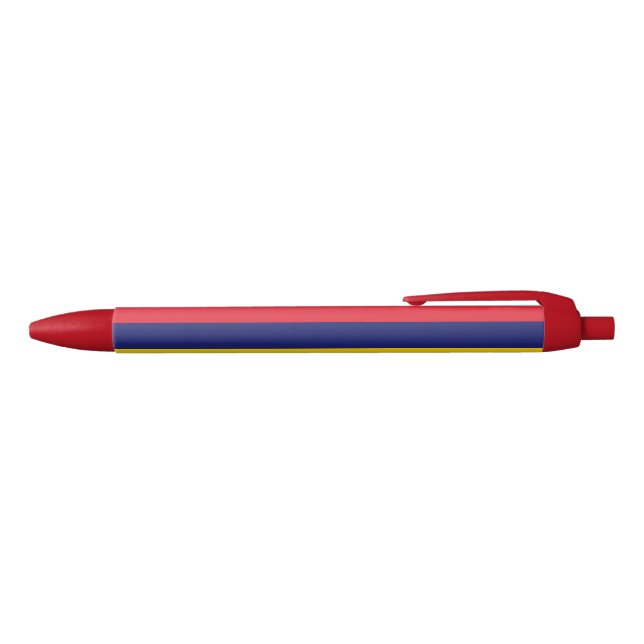 Mauritius Flag Black Ink Pen (Top)