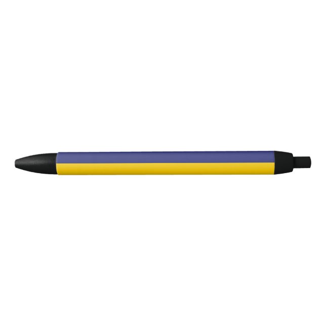 Mauritius flag black ink pen (Front)