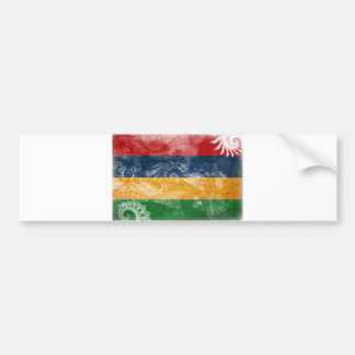 Mauritius Flag Bumper Sticker