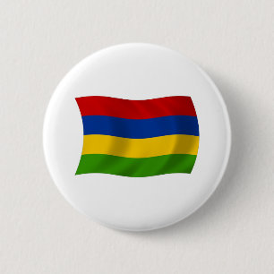 Mauritius Flag Button