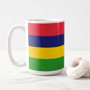 Mauritius flag coffee mug