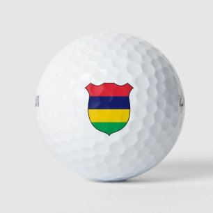 Mauritius Flag Grand Patriotic Golf Balls