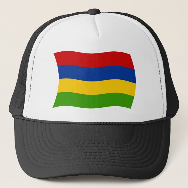 Mauritius Flag Hat (Front)