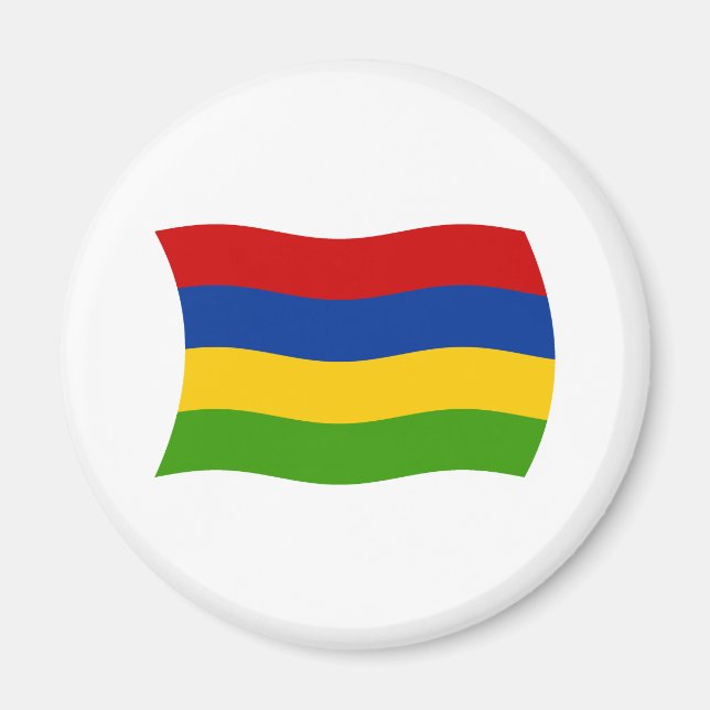 Mauritius Flag Magnet (Front)
