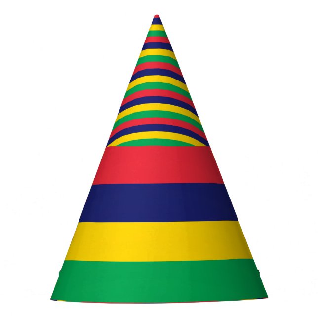 Mauritius Flag Party Hat (Front)