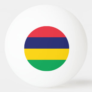 Mauritius Flag Ping Pong Ball