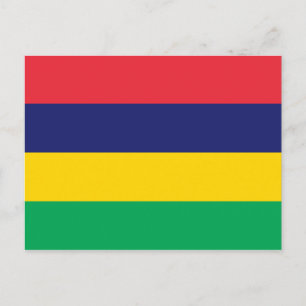 Mauritius Flag Postcard