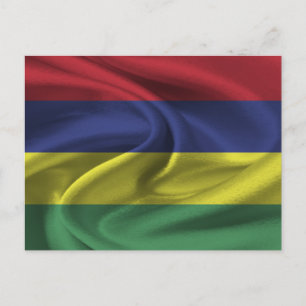 Mauritius Flag Postcard