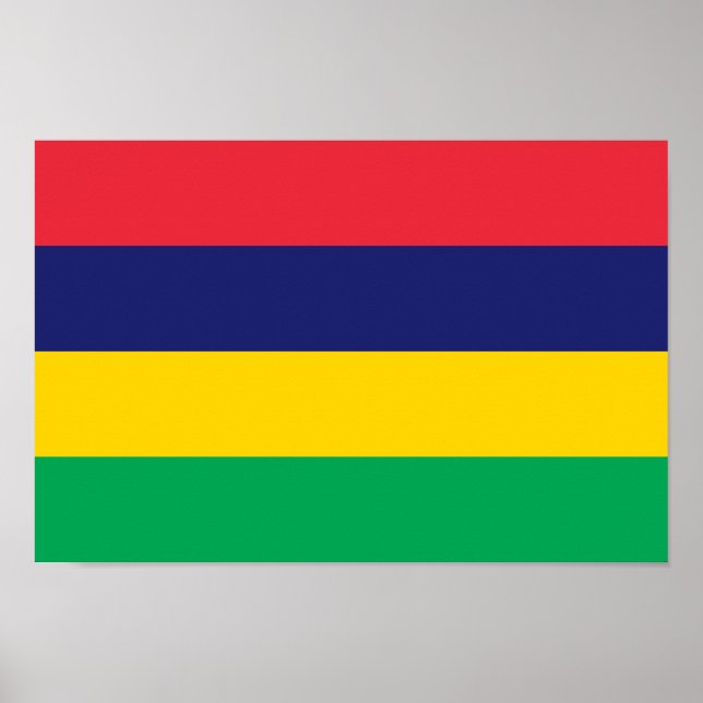 Mauritius Flag Poster (Front)
