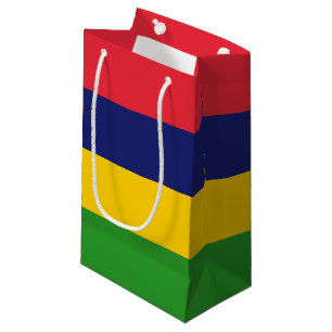 Mauritius flag small gift bag
