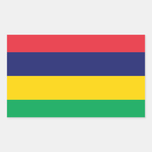Mauritius* Flag Sticker