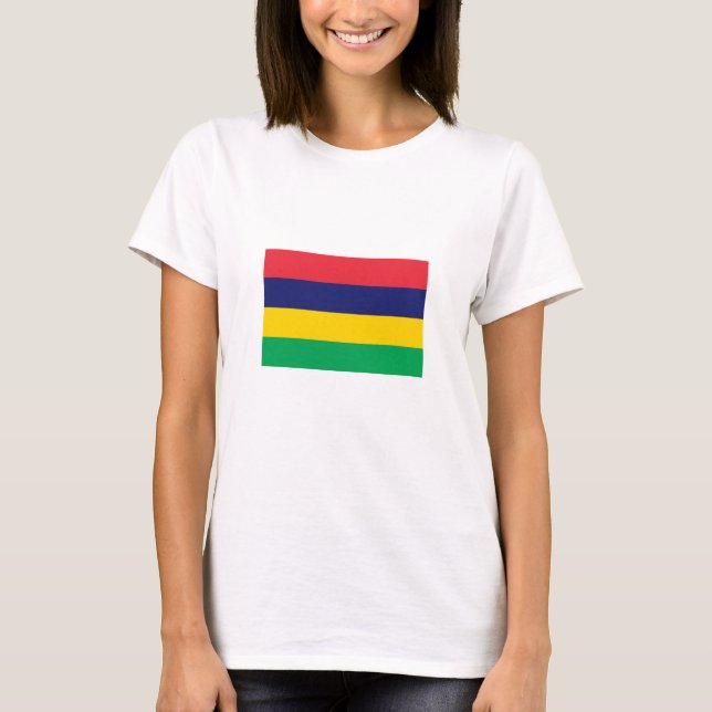 Mauritius Flag T-Shirt (Front)