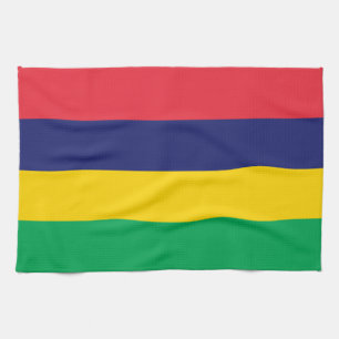 Mauritius Flag Tea Towel
