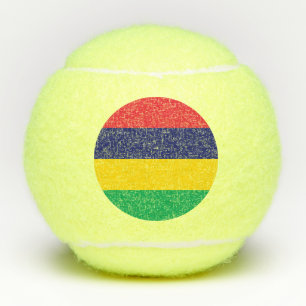 Mauritius Flag Tennis Balls