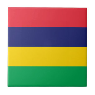 Mauritius Flag Tile