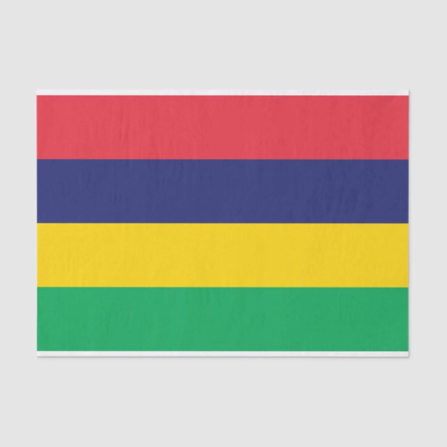 Mauritius Flag Tissue Paper (Front)