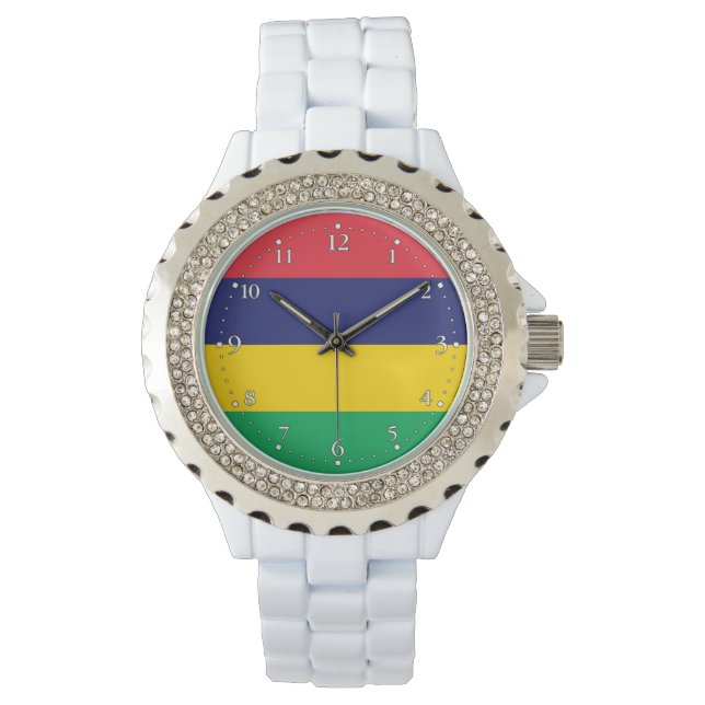 Mauritius Flag Watch (Front)