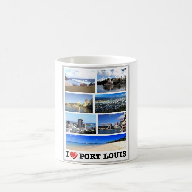 Mauritius - I Love - Coffee Mug (Center)