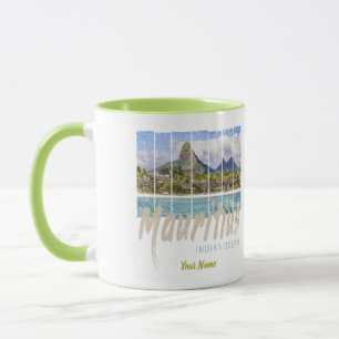 Mauritius Indian Ocean vintage beach souvenir Mug