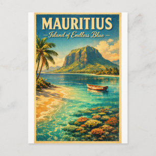 MAURITIUS – Island of Endless Blue Postcard