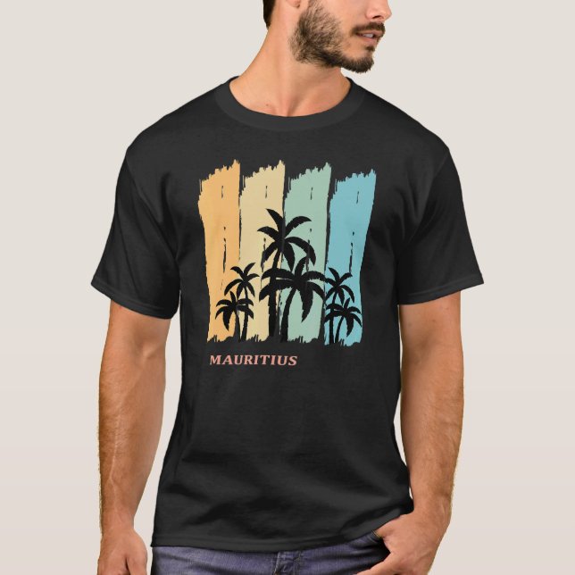 Mauritius Island Travel Vacation Souvenir French C T-Shirt (Front)