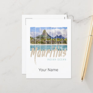 Mauritius Le Morne Brabant Mountain Souvenir Holiday Postcard