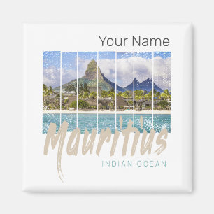 Mauritius Le Morne Brabant Mountain Souvenir Magnet
