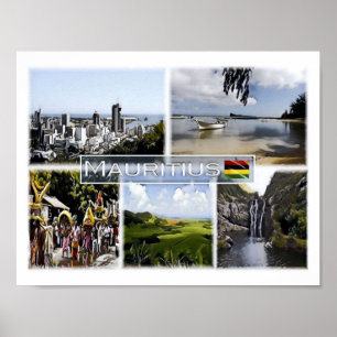 Mauritius - Mosaic - Poster