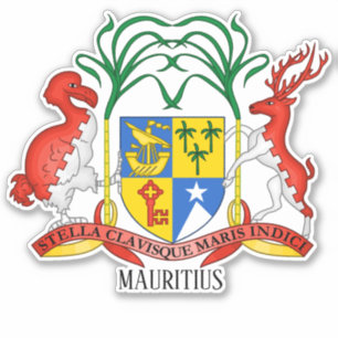 Mauritius National Coat Of Arms Patriotic