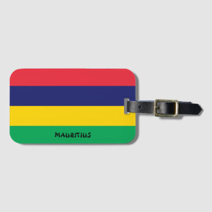 Mauritius National Flag Patriotic Luggage Tag