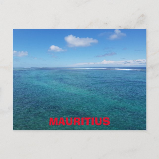 Mauritius Ocean Postcard (Front)