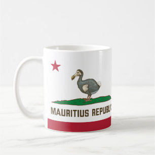 Mauritius Republic California Flag Dodo Coffee Mug