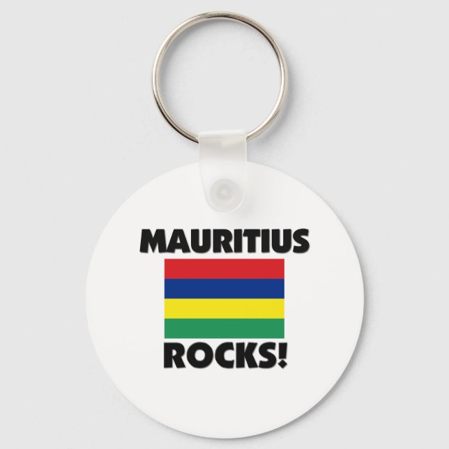 Mauritius Rocks Key Ring (Front)