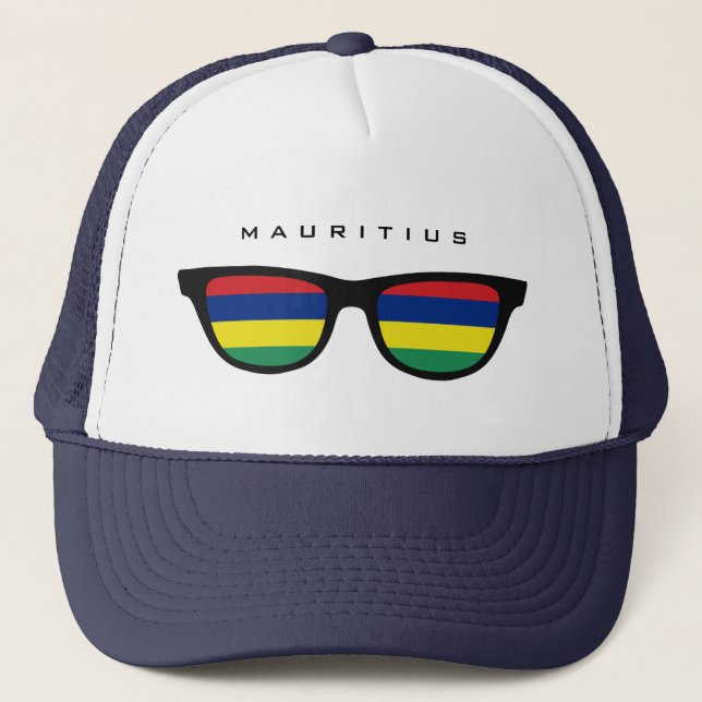Mauritius Shades custom hat (Front)