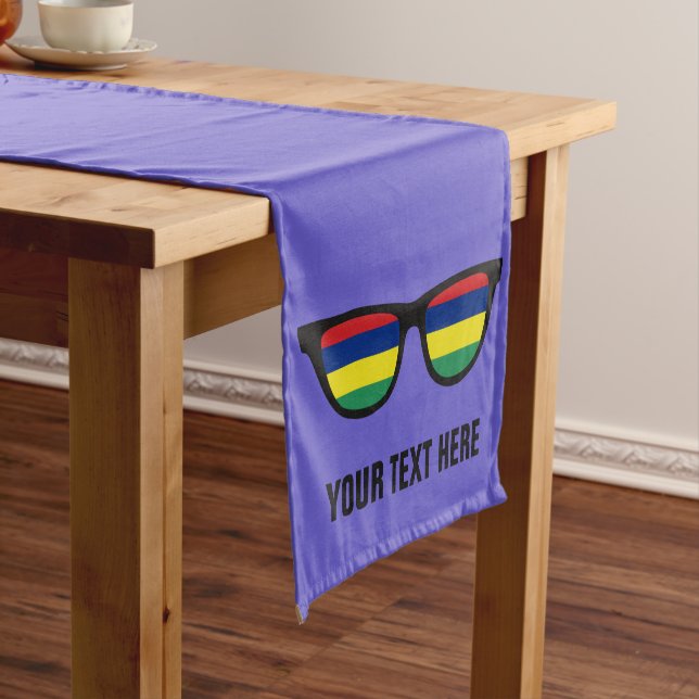 Mauritius Shades custom table runners (In Situ)