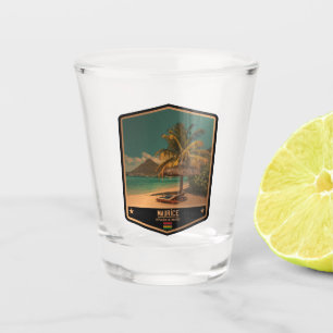 Mauritius Shot Glass