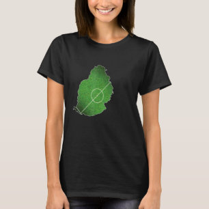 Mauritius Soccer Football Court T-Shirt