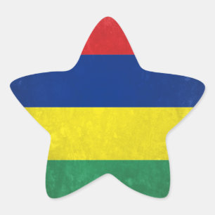 Mauritius Star Sticker
