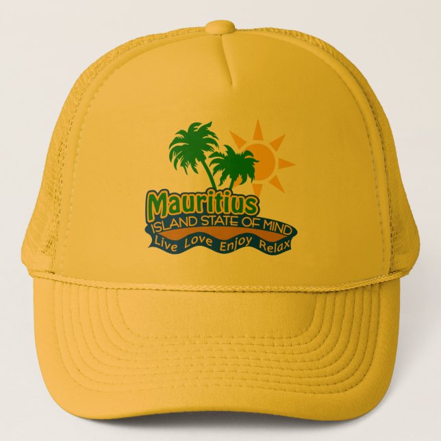 Mauritius State of Mind hat - choose color (Front)