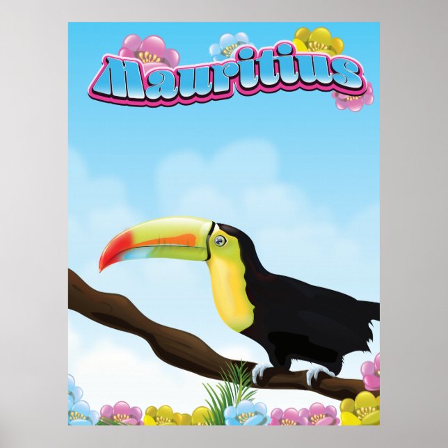 Mauritius travel poster (Front)
